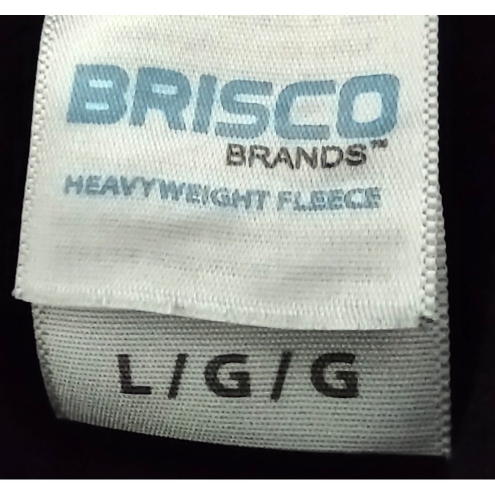 Brisco Heavy Weight Large Men's Hoodie Pullover‎ Fleece Dilly Dilly Pocket Black - Picture 6 of 9